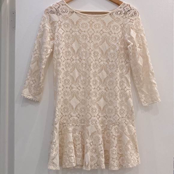 Free People Lace Mini Dress - Picture 3 of 6